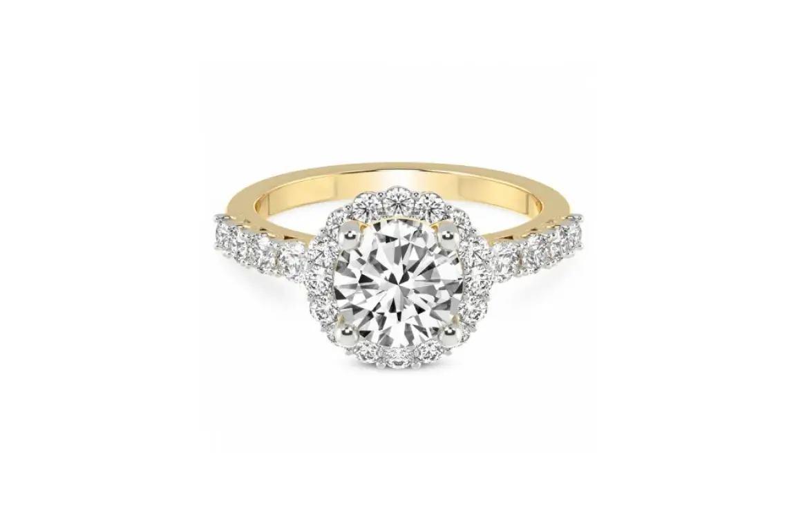 Vionna Halo Diamond Ring