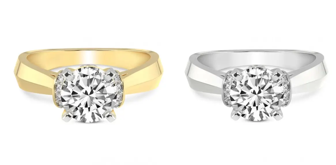 Delanie Side Cuff Diamond Ring