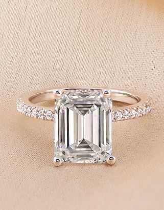 Side Stone Diamond Ring