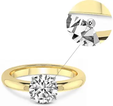 White Color Prong Tip