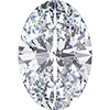 Oval shaped diamond