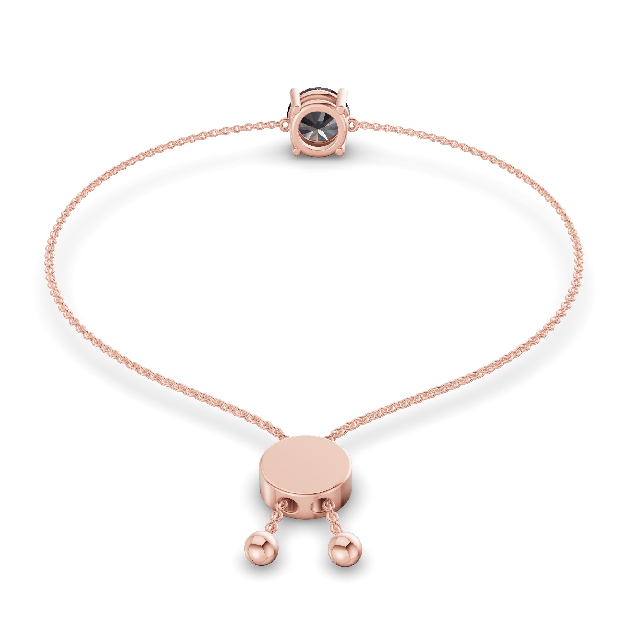 Paula Black Round Fashion Bracelet left view
