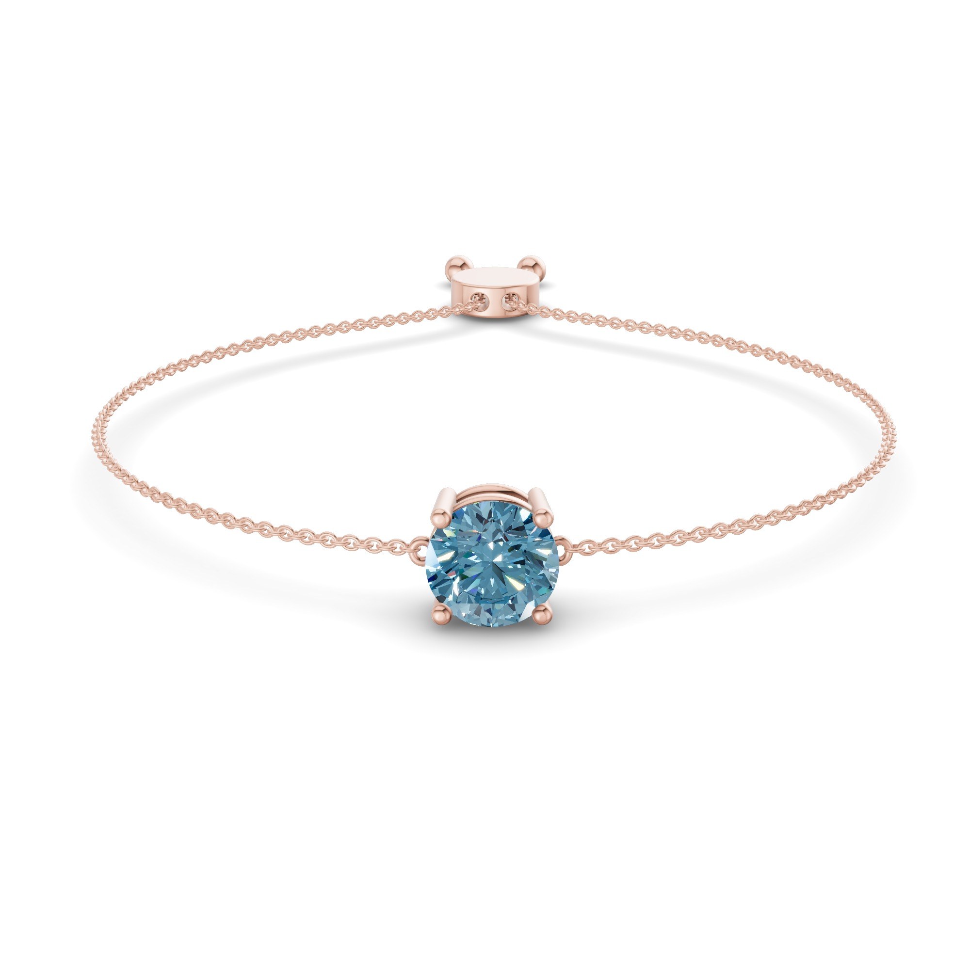 Paula Ice Blue Round Fashion Bracelet front view