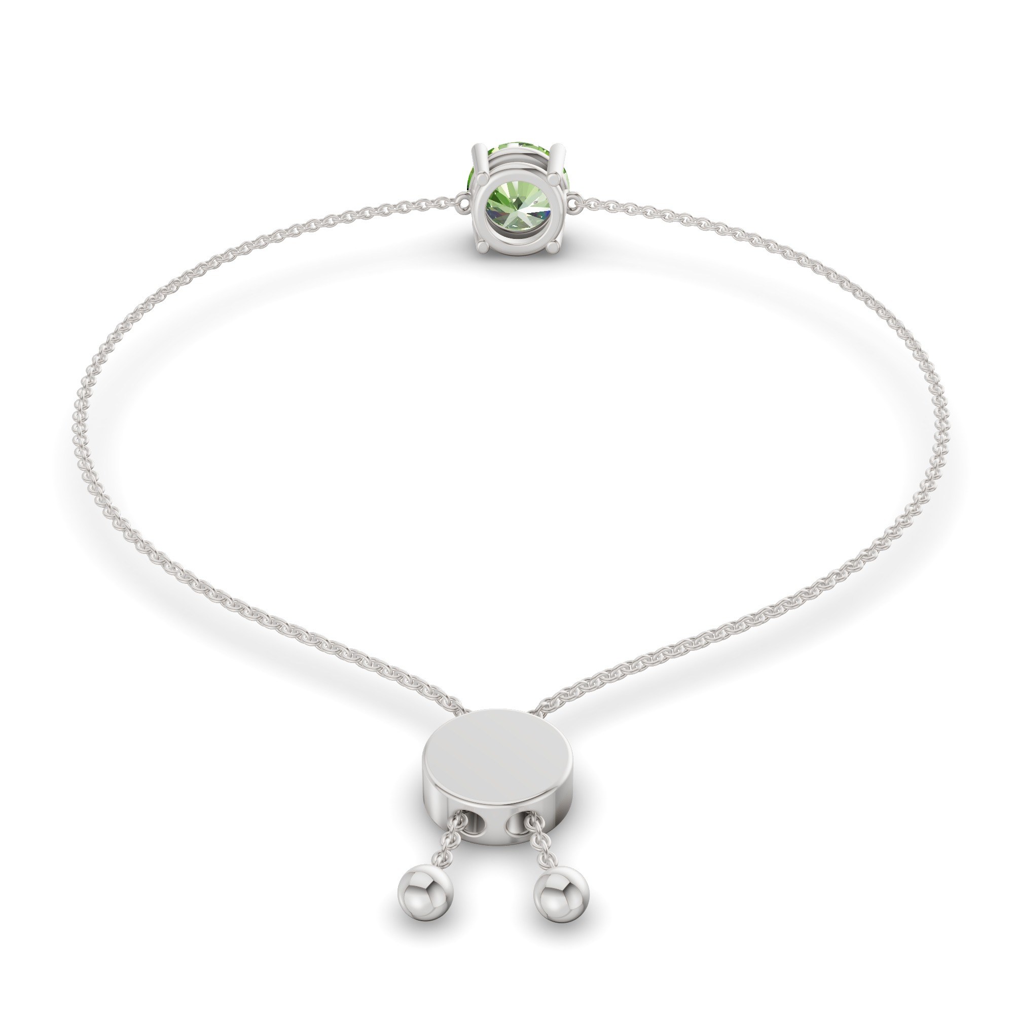 Paula Ocean Green Round Fashion Bracelet left view