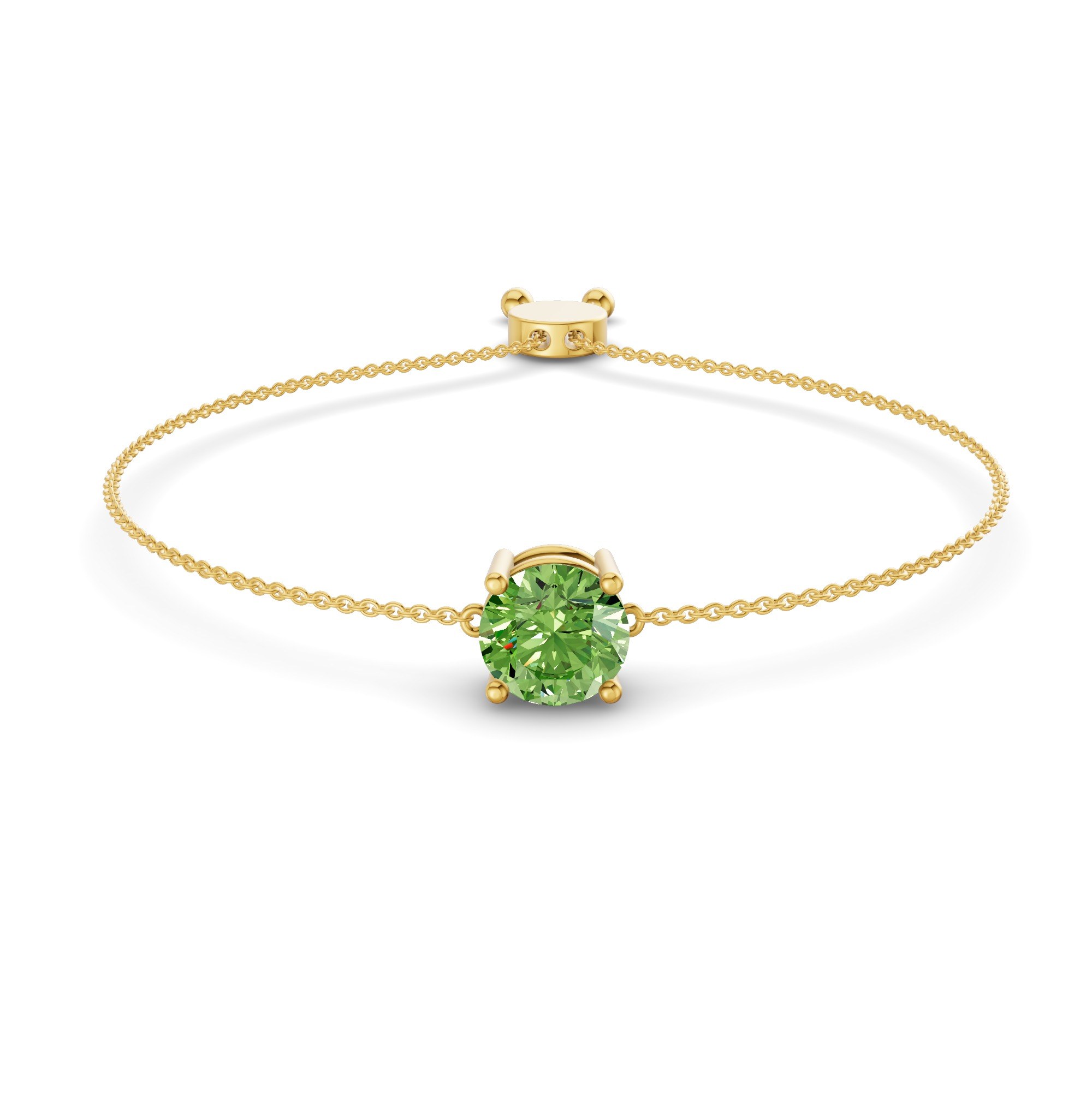 Paula Ocean Green Round Fashion Bracelet front view