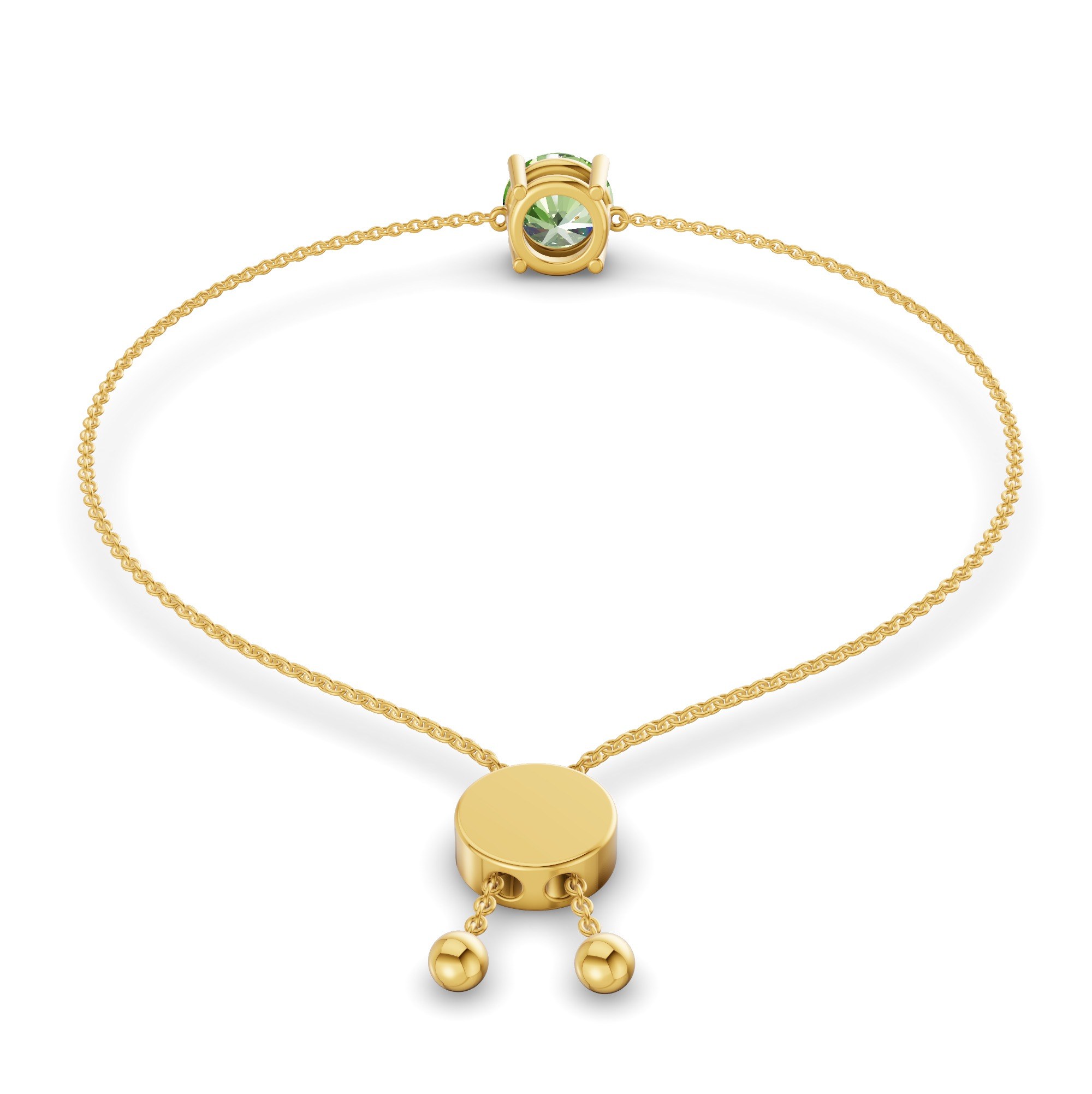Paula Ocean Green Round Fashion Bracelet left view