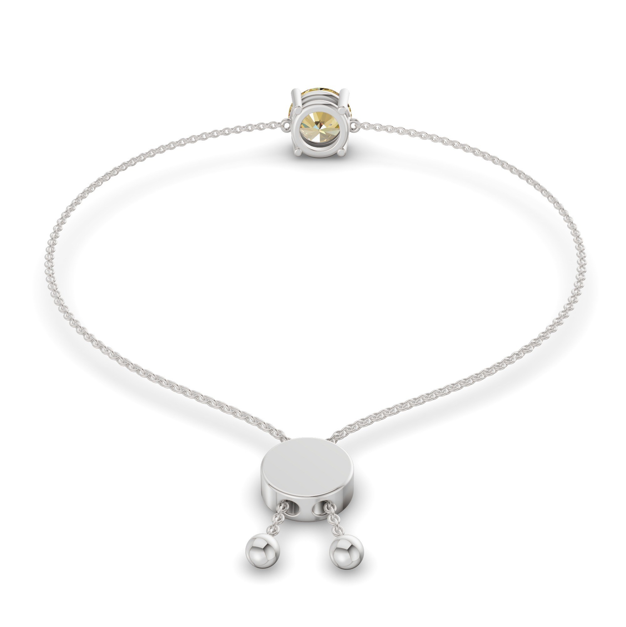 14kt White Gold Paula Round Fashion Bracelet (3/4 Ct. Tw.) standing product image one
