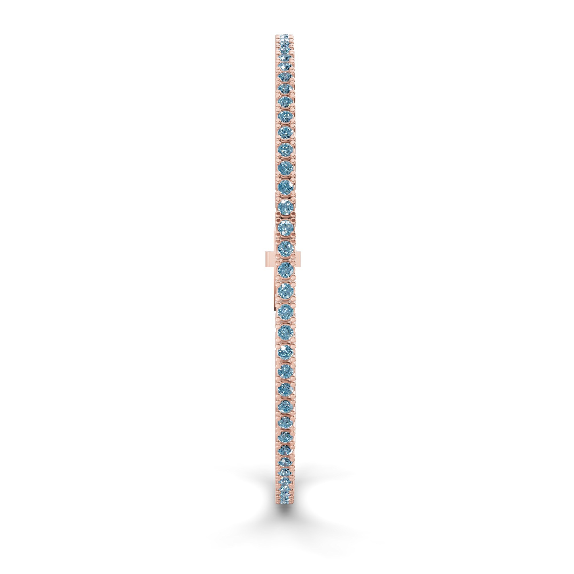 14kt Rose Gold Darcy Round Lab Diamond Tennis Bracelet (2 Ct. Tw.) standing product image one
