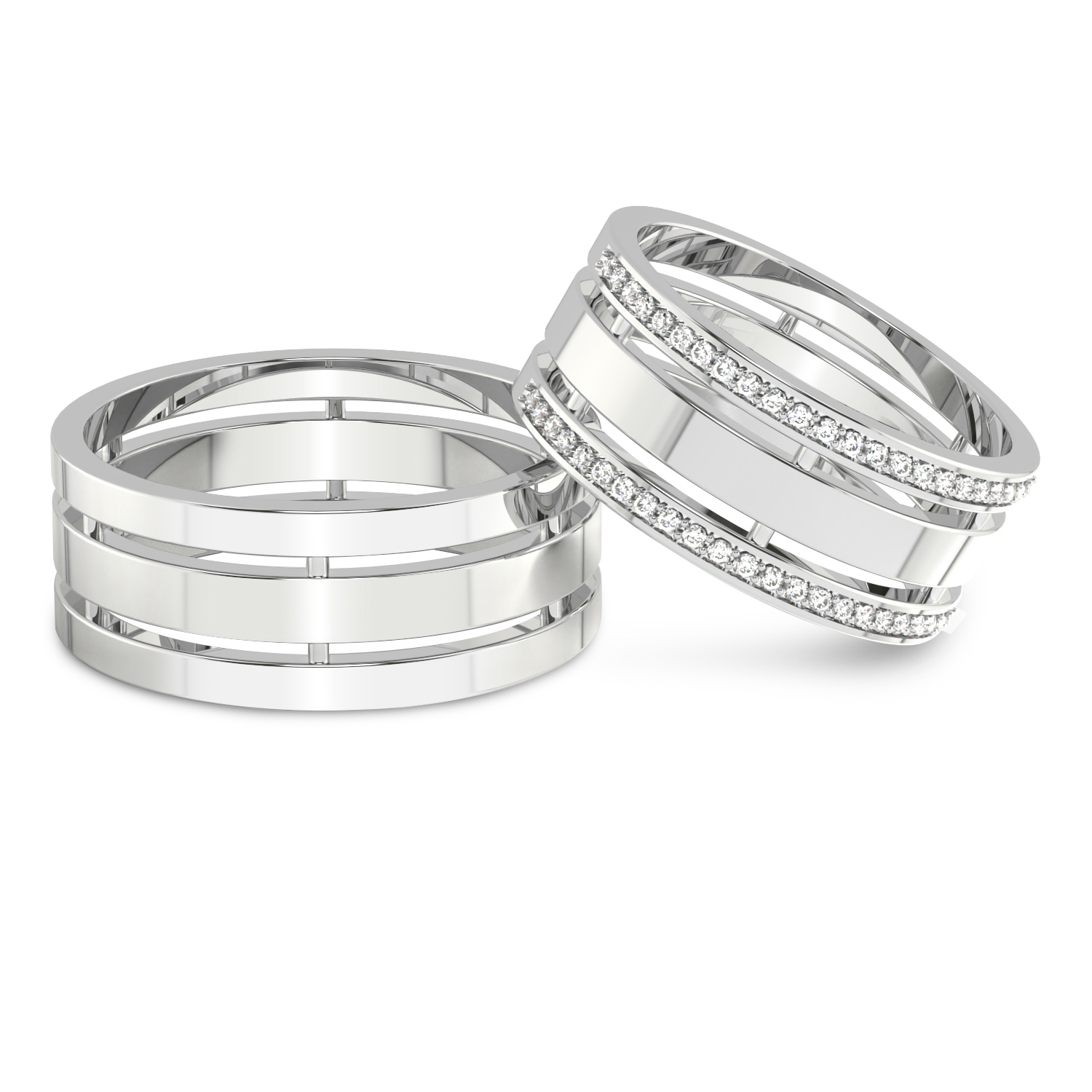 setting-Unfading Love Couple Rings