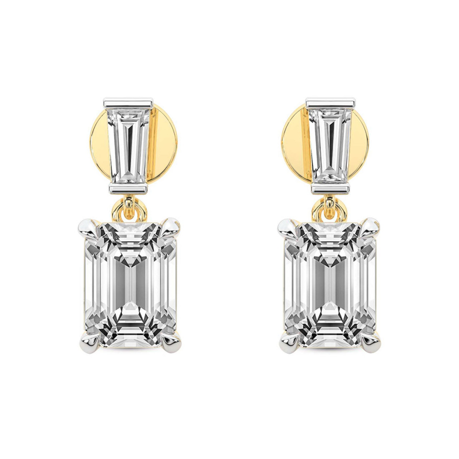 Sabela Dangling Lab Diamond Earrings