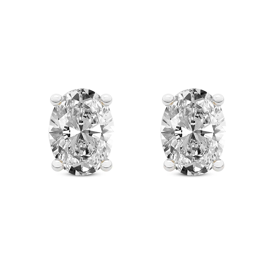 Mriya Love Solitaire Lab Diamond Earrings