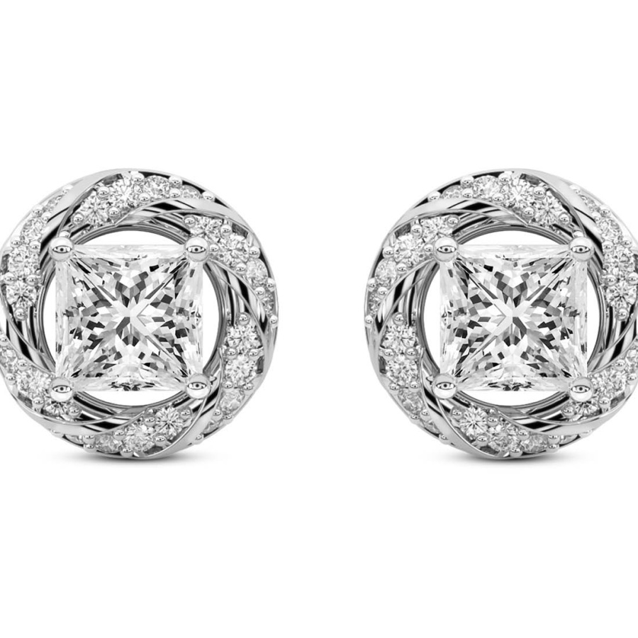 Luxe Lab Diamond Stud Earrings