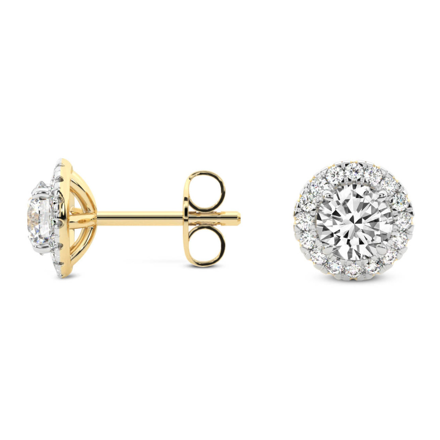 Round American Diamond Earrings at Rs 788/piece in Asansol | ID: 25689515791