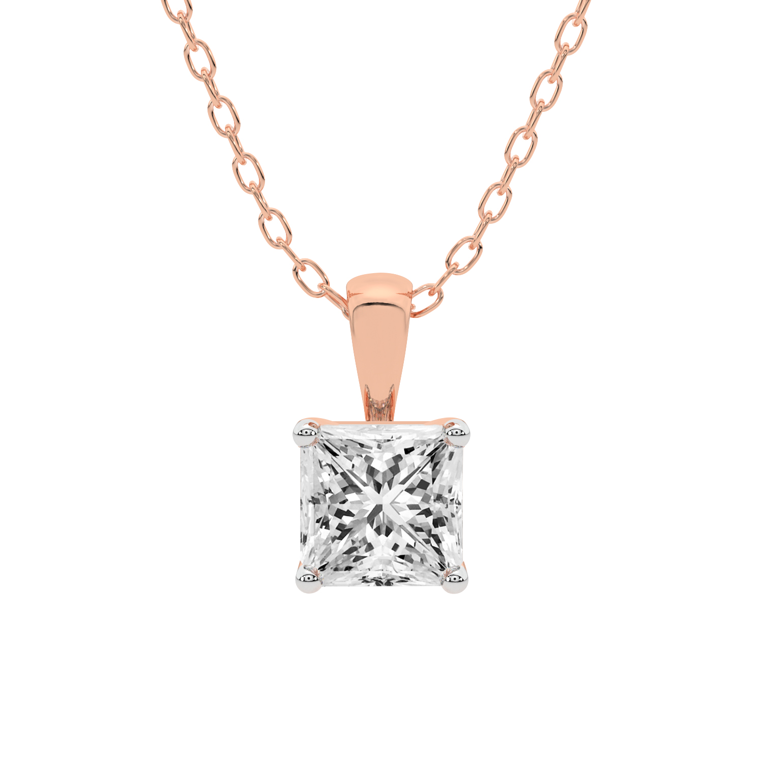 Martina Solitaire Lab Diamond Pendant