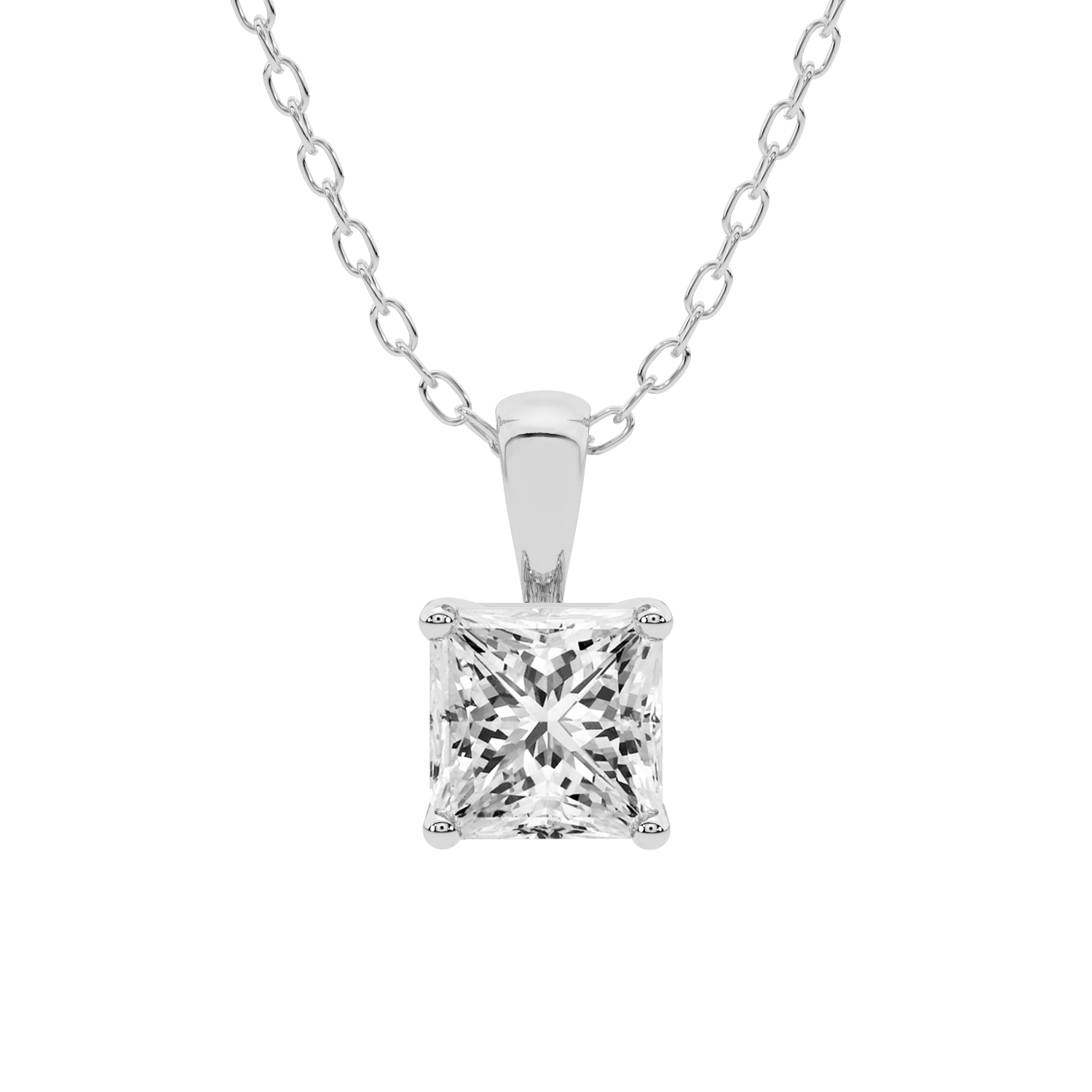 Martina Solitaire Lab Diamond Pendant