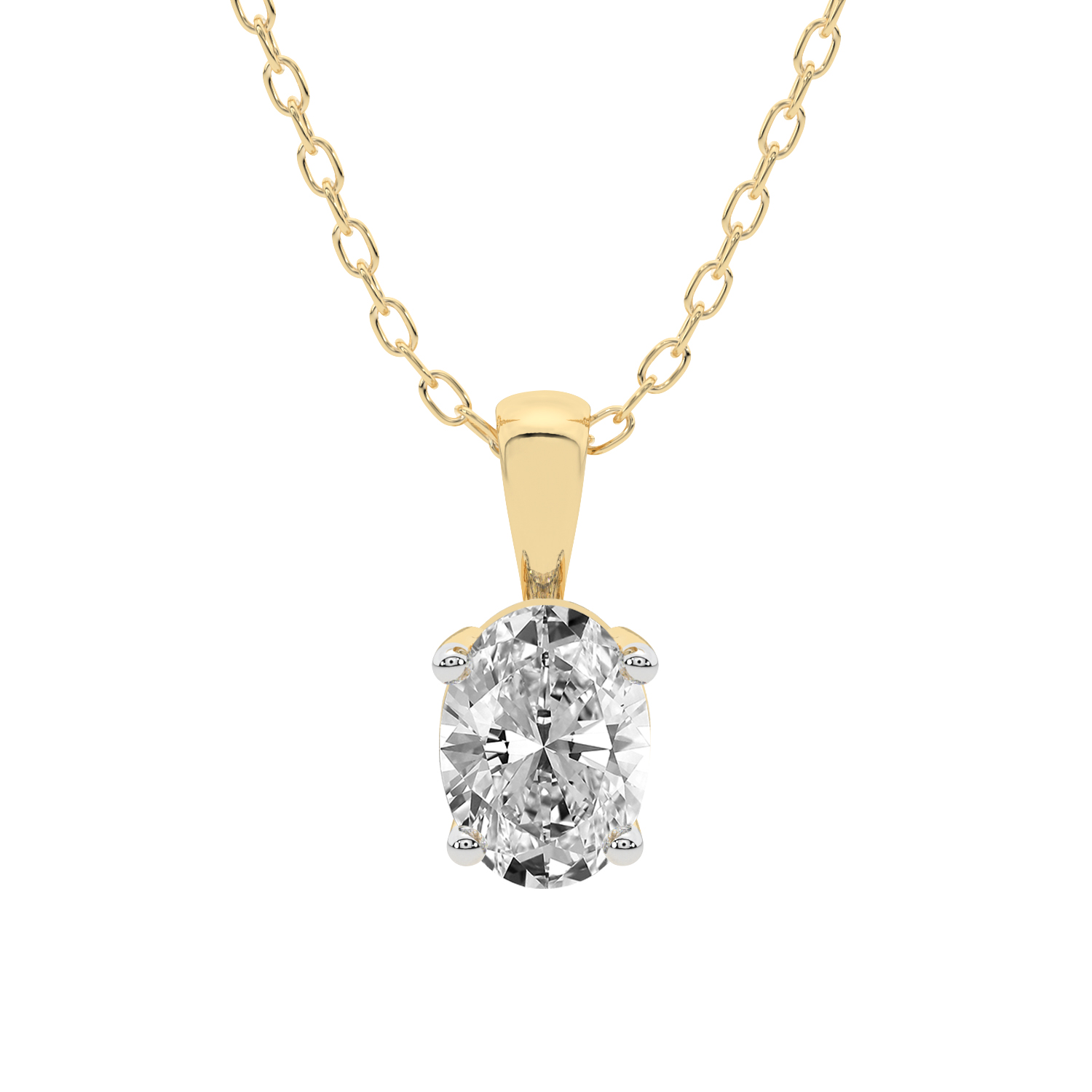 Martina Solitaire Lab Diamond Pendant