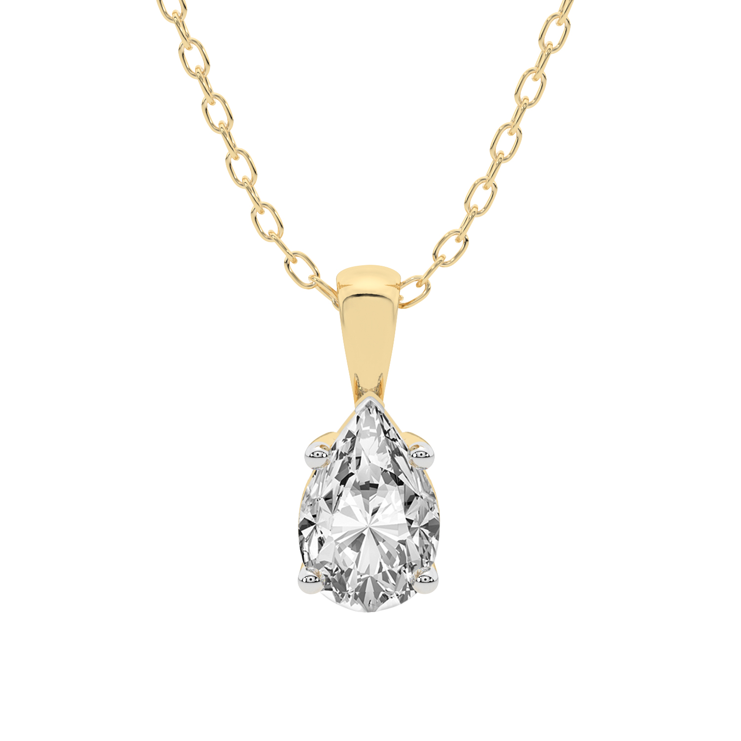 Martina Solitaire Lab Diamond Pendant