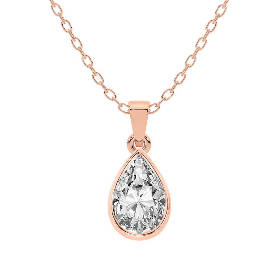 Allure Bezel Lab Diamond Pendant