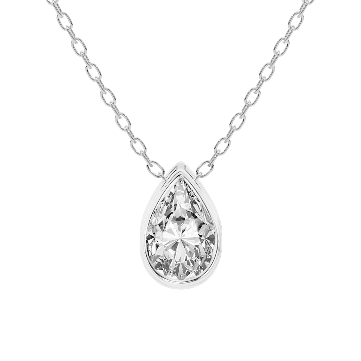 Globe Slider Lab Diamond Pendant