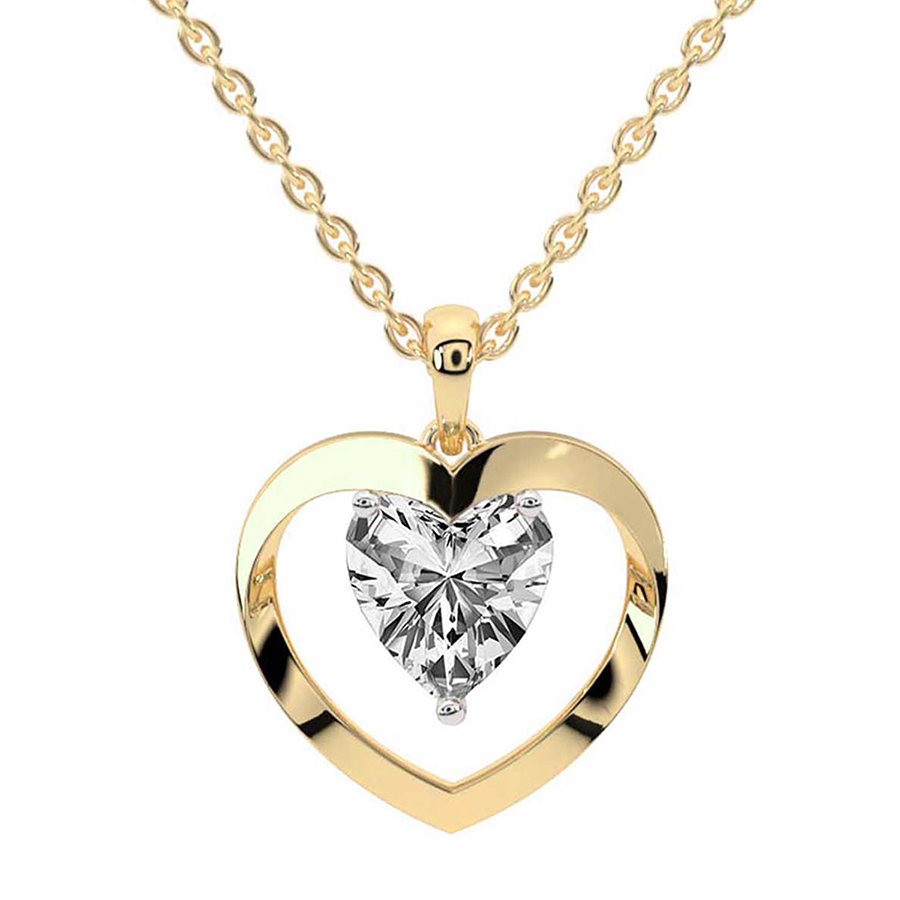 Whispering Love Lab Grown Diamond Pendant