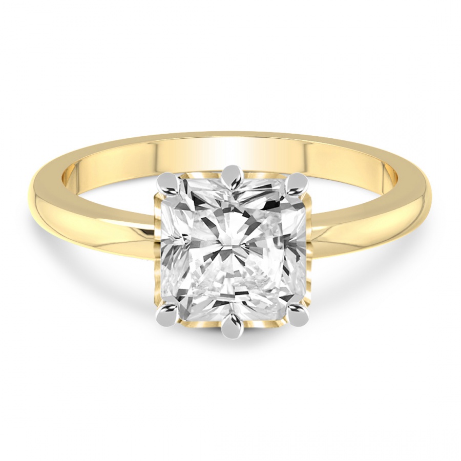 Malissa Solitaire Lab Diamond Ring front view
