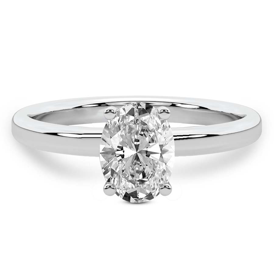 Four Prong Solitaire Diamond Ring