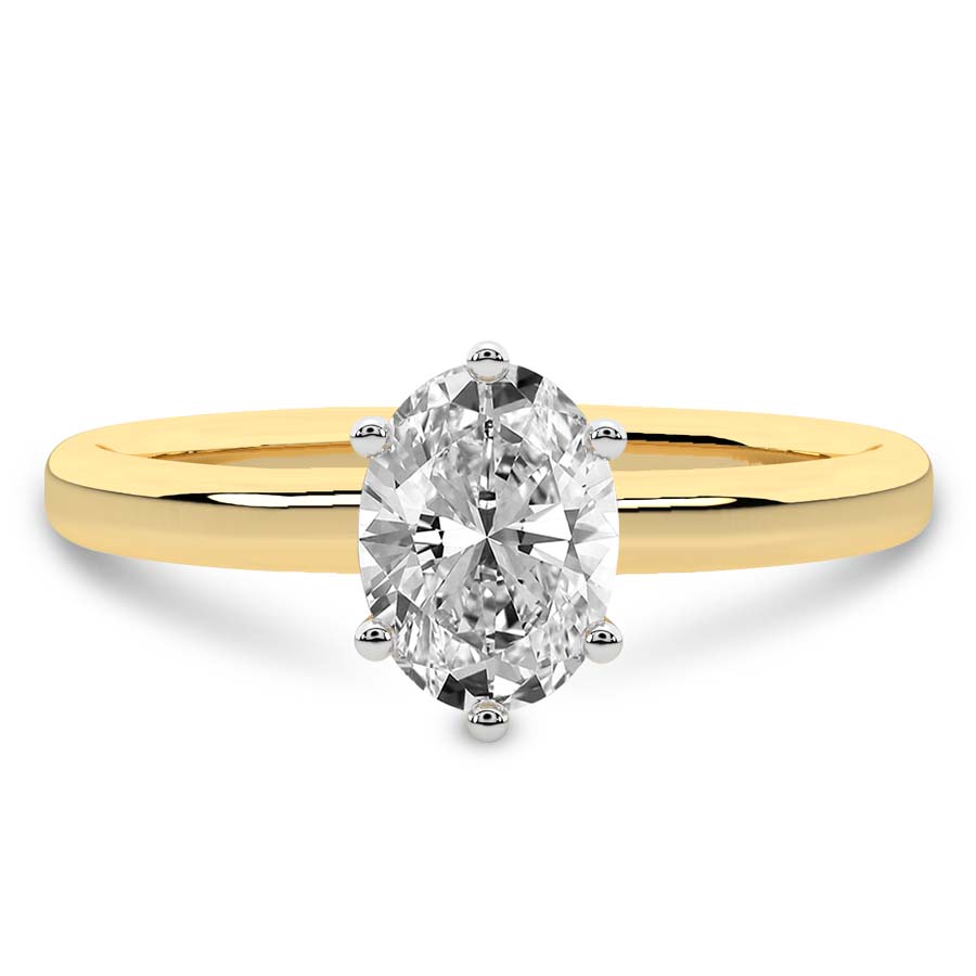 Six Prong Solitaire Diamond Ring