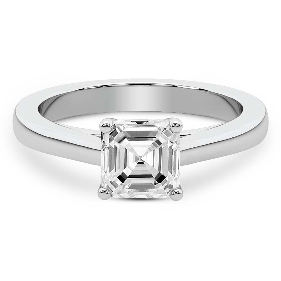 Teagan Solitaire Lab Diamond Ring front view