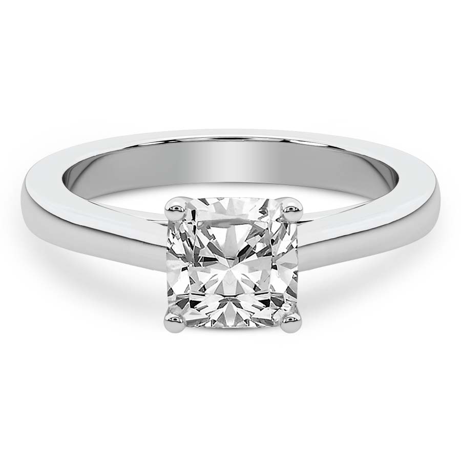 Teagan Solitaire Lab Diamond Ring front view