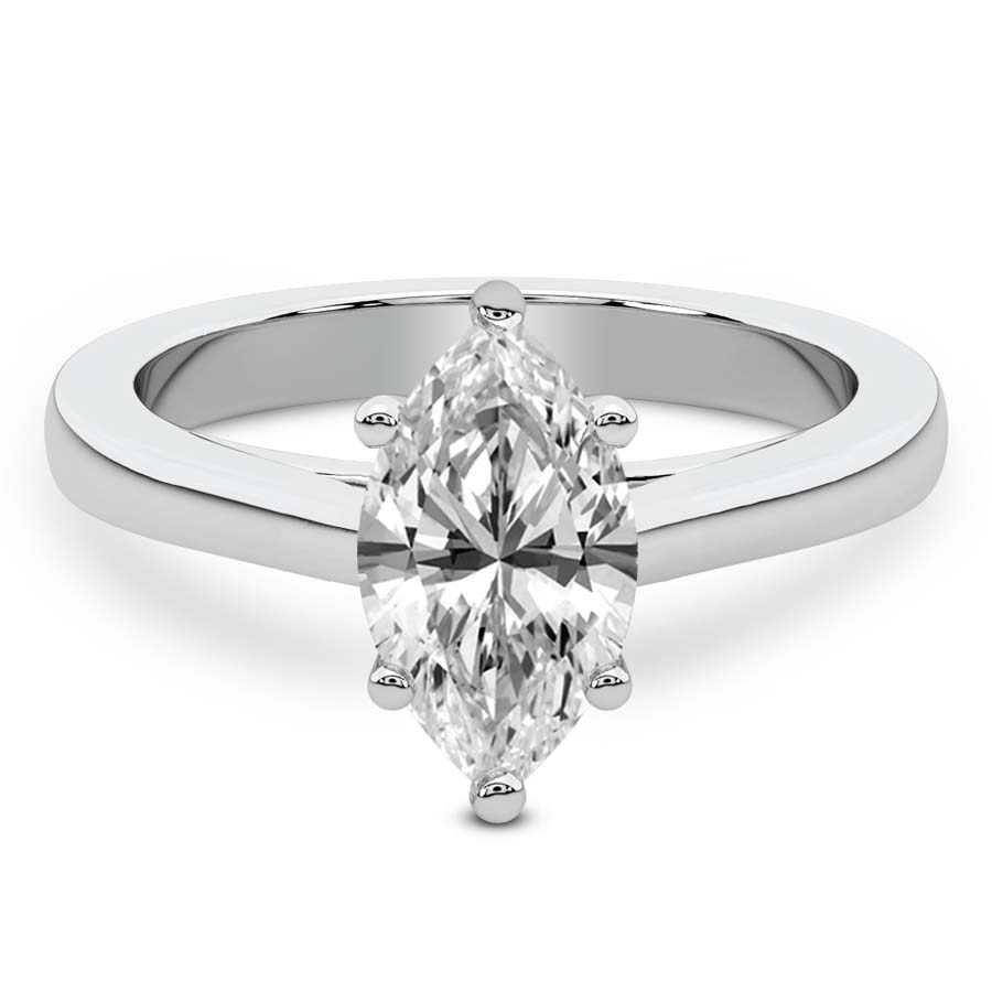 Teagan Solitaire Lab Diamond Ring front view