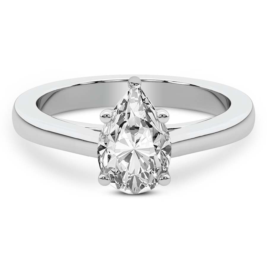 Teagan Solitaire Lab Diamond Ring front view