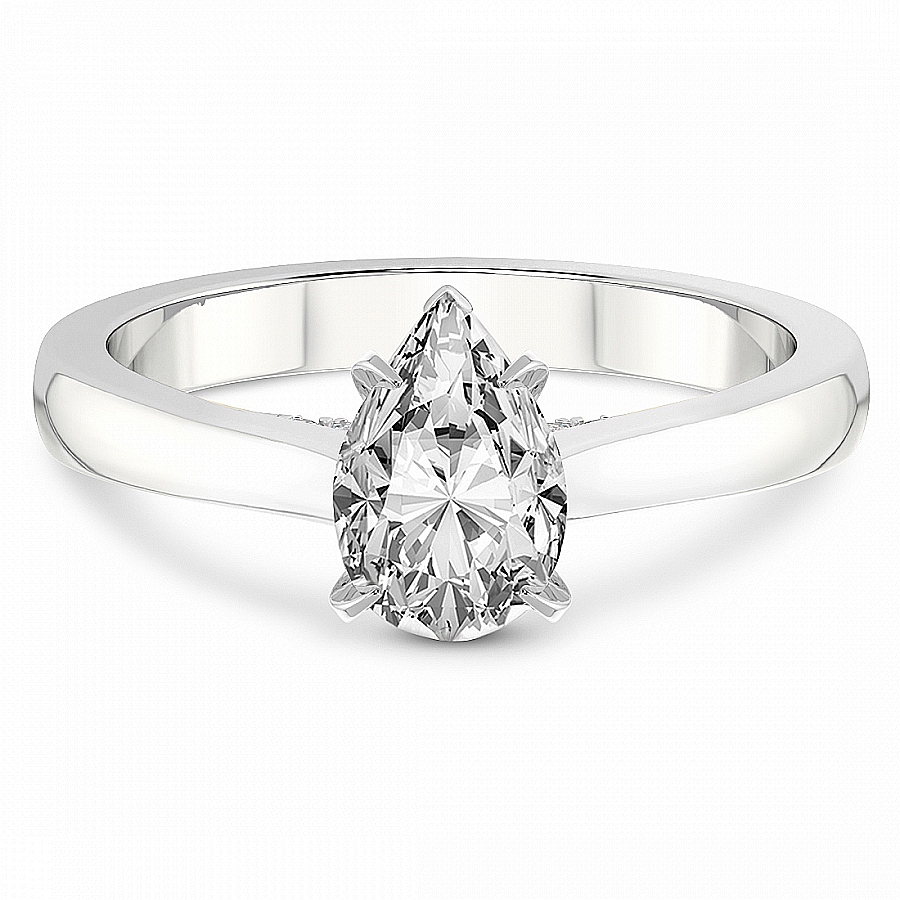 Elsa Hidden Accents Solitaire Ring