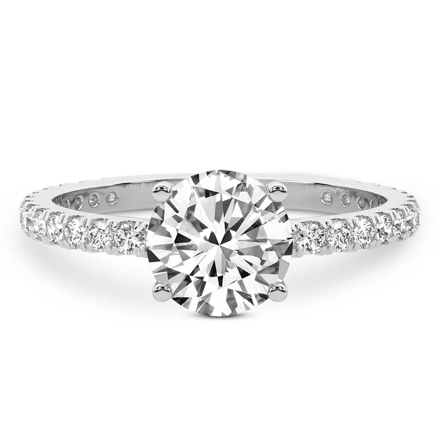 Emily Eternity Diamond Ring Front View