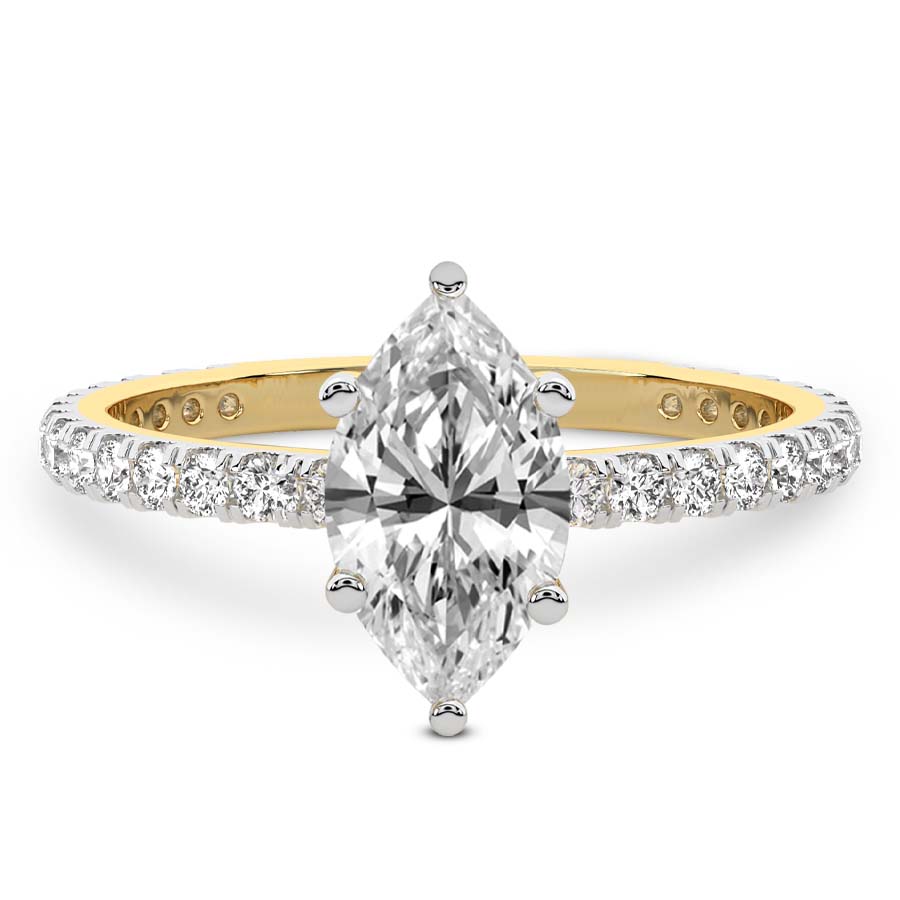 Emily Eternity Lab Diamond Ring front view