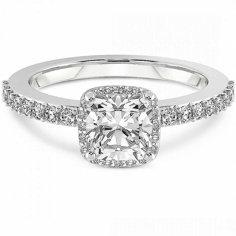 Lumina Halo Lab Diamond Eternity Ring