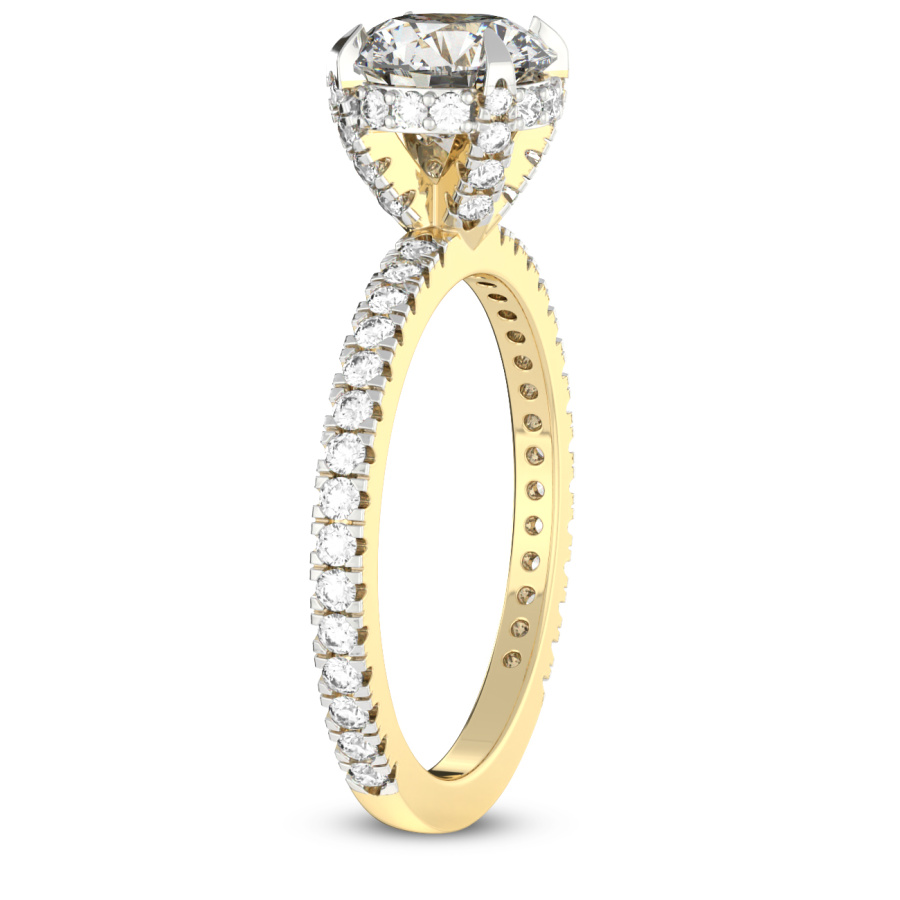 Kylie Eternity Diamond Ring Side Left View