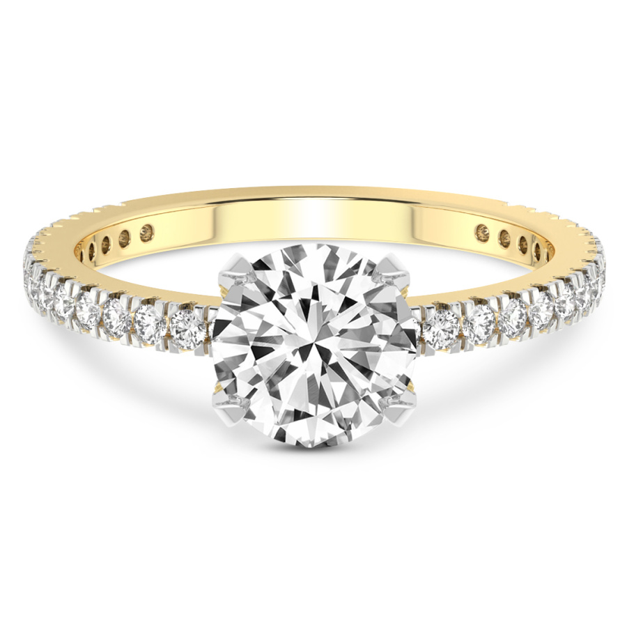 Kylie Eternity Diamond Ring Front View