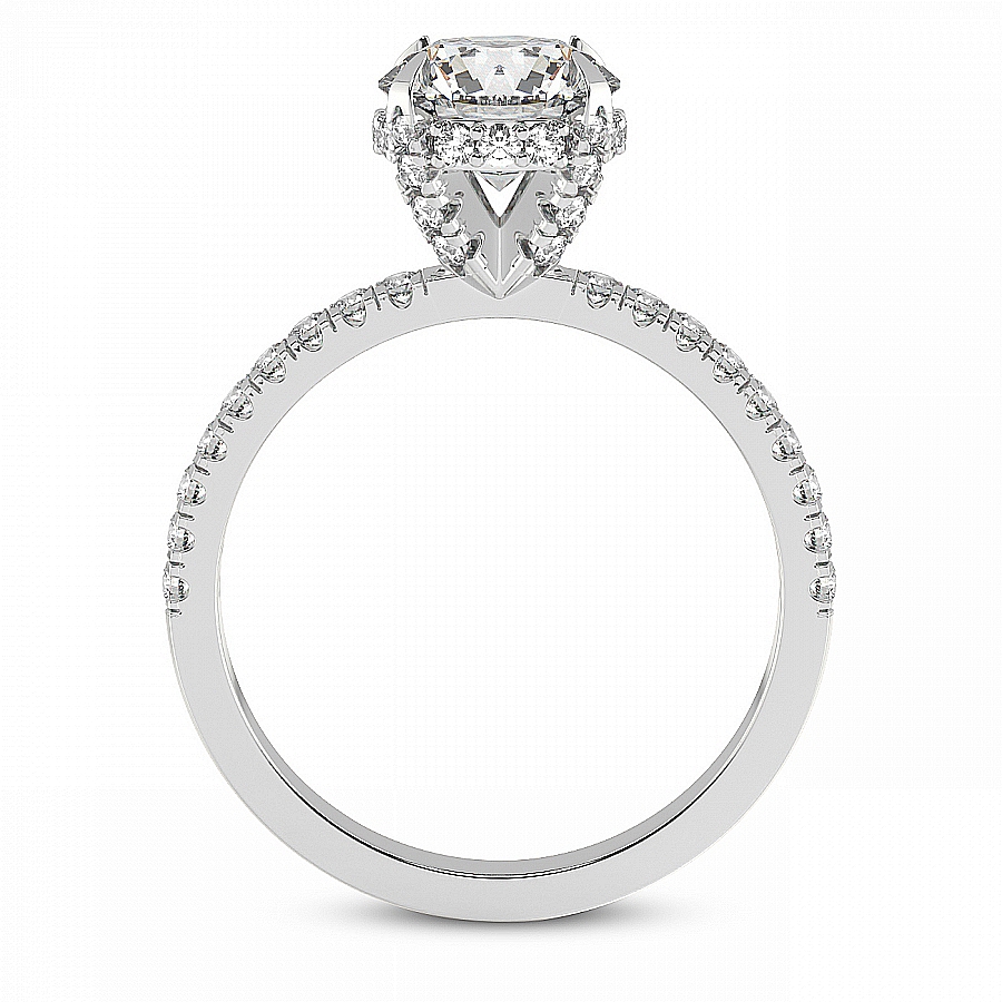 Serena Eternity Diamond Ring Side View
