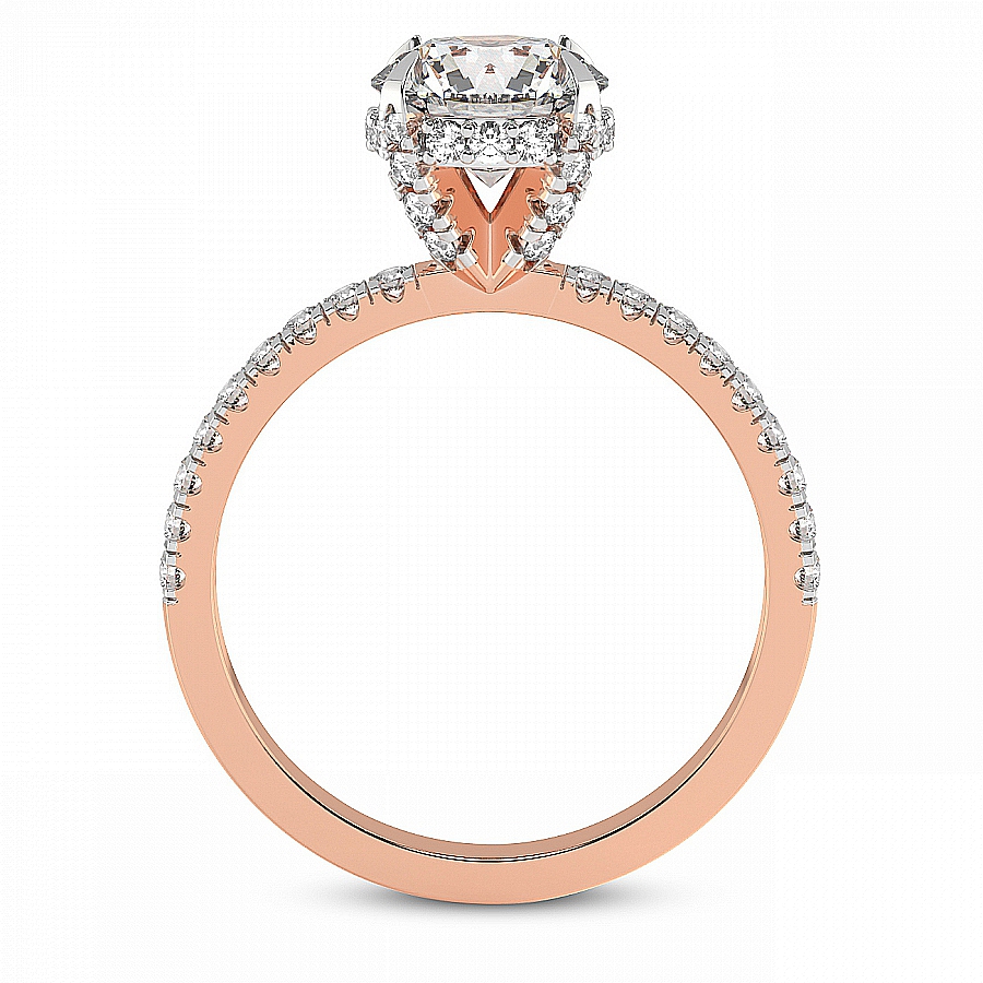 Serena Eternity Diamond Ring Side View