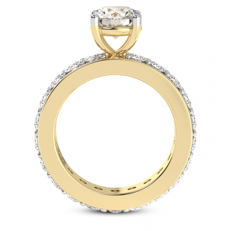 Madeline Full Eternity Diamond Ring Side View