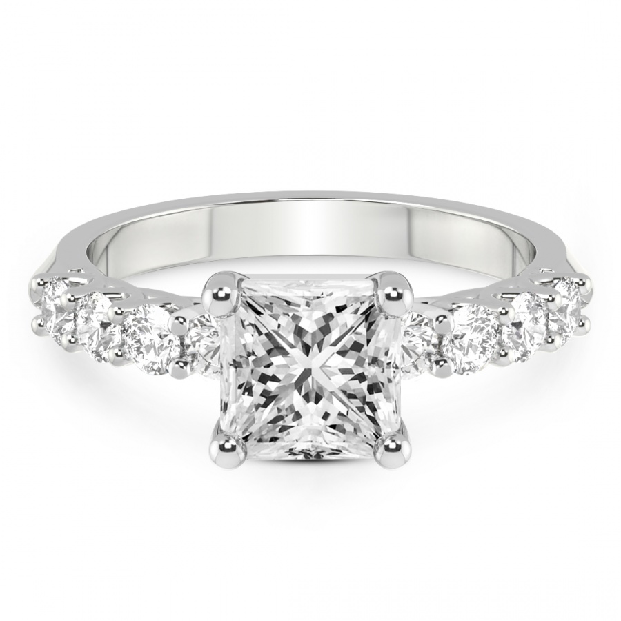 Cassidy Entwined Prongs Lab Diamond Ring