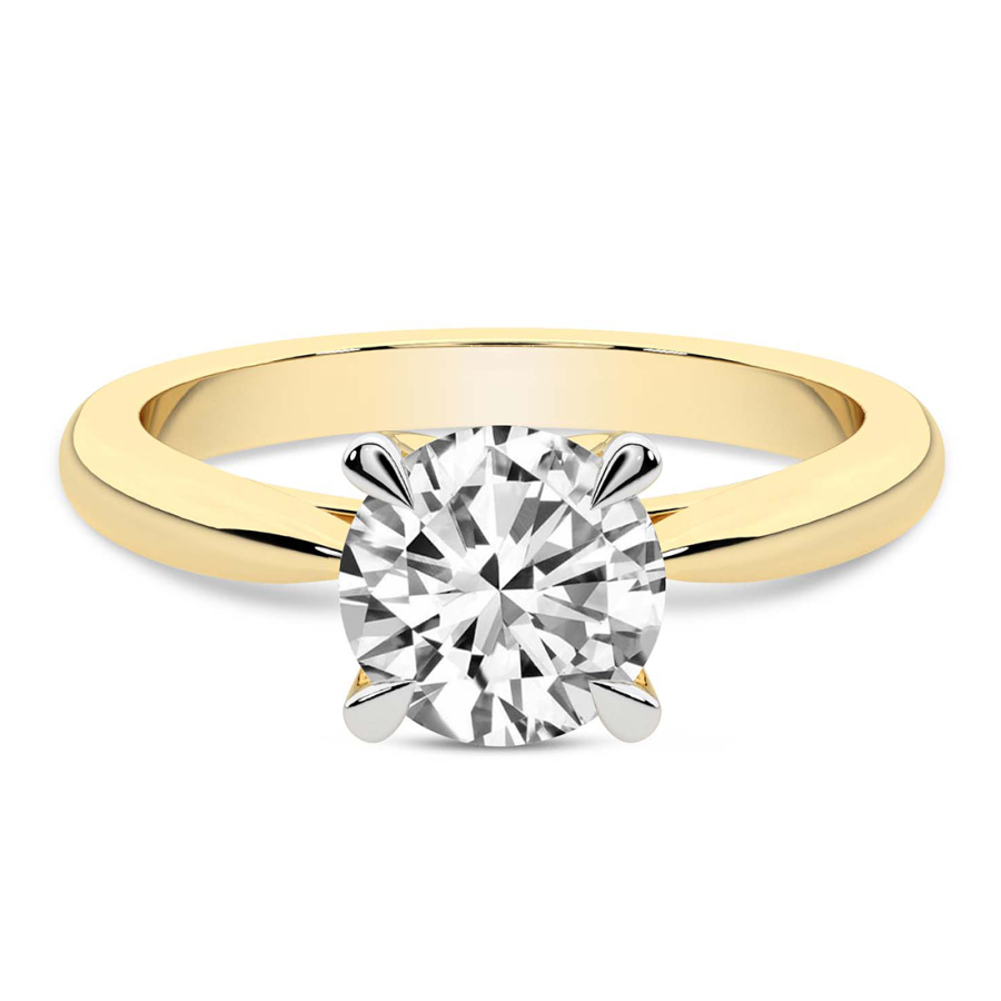 Azalea Classic Solitaire Diamond Ring front view
