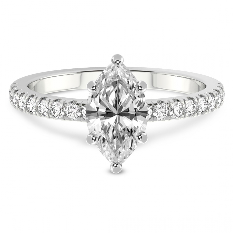 Nomi Classic Eternity Lab Diamond Ring front view