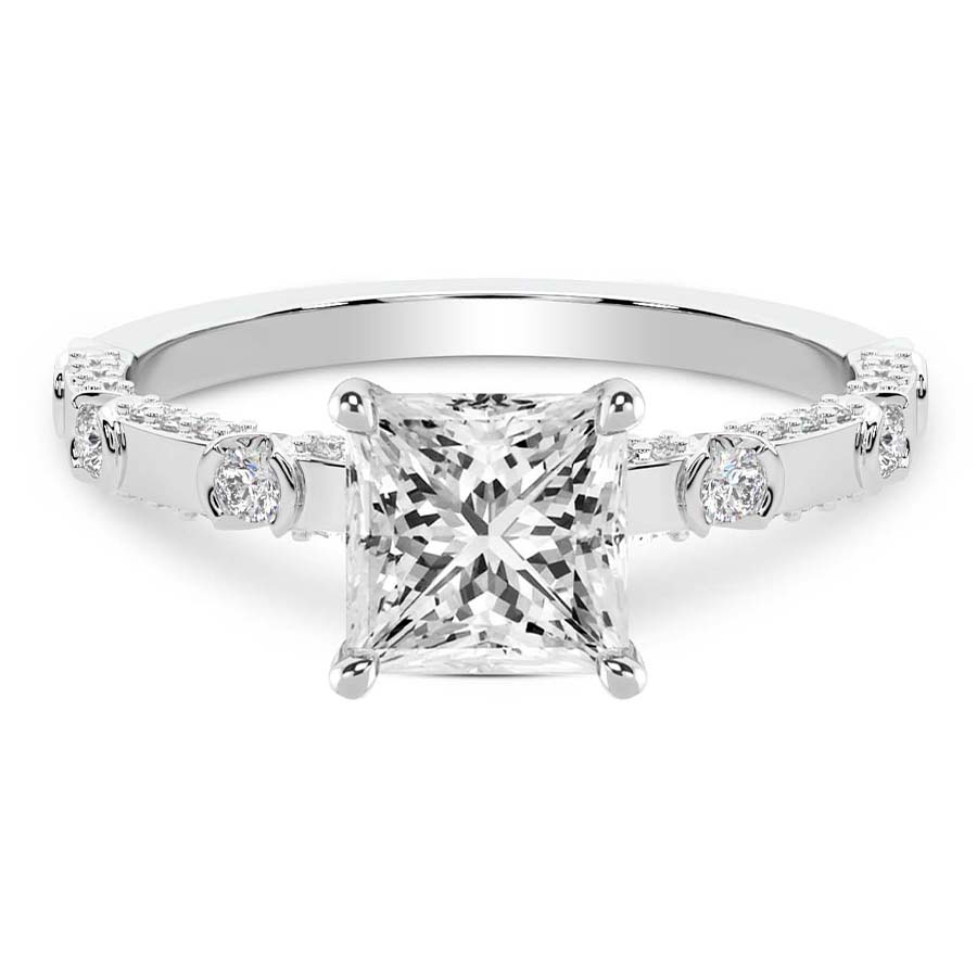 Majestic Love Lab Diamond Accent Ring front view