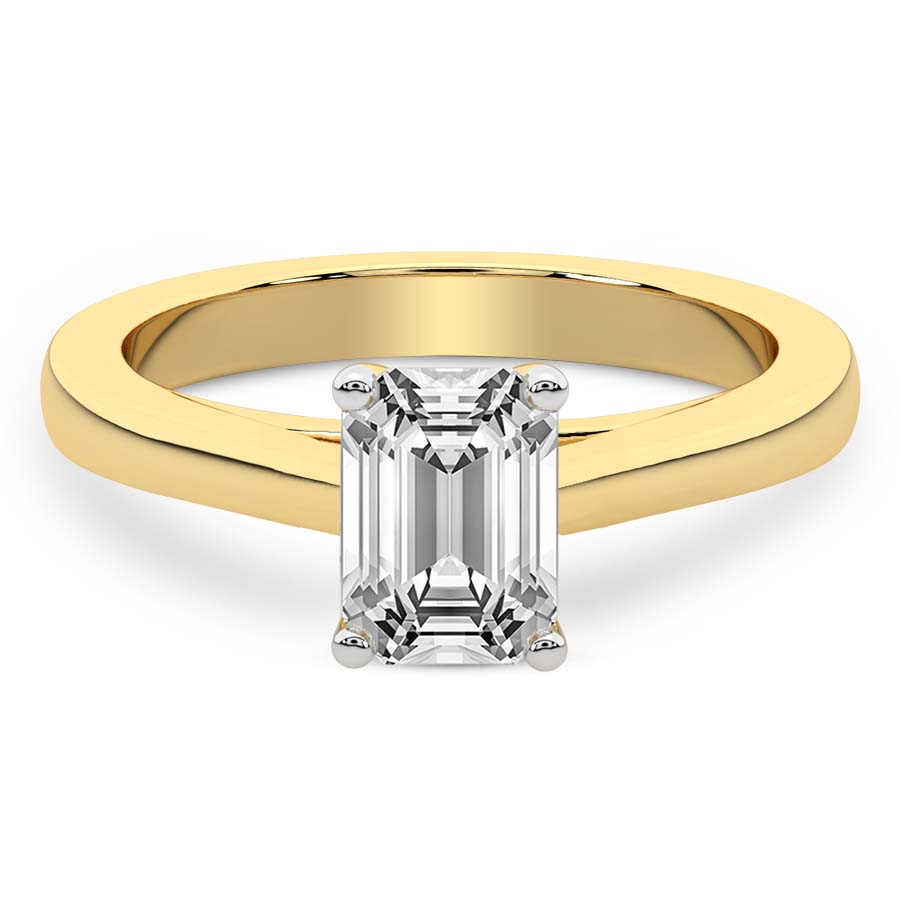 Teagan Solitaire 1.5mm Lab Diamond Ring front view