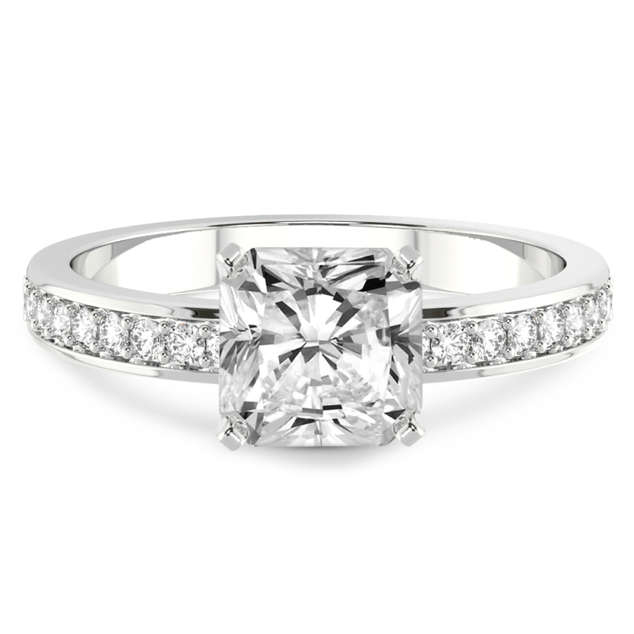 Charm Of Love Eternity Lab Diamond Ring front view