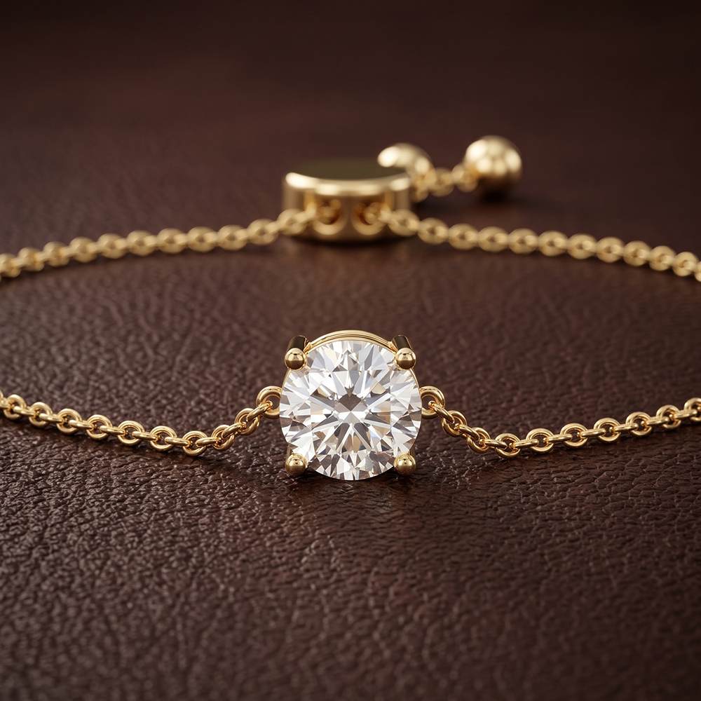 14kt Yellow Gold Paula Round Fashion Bracelet (3/4 Ct. Tw.) color product image one