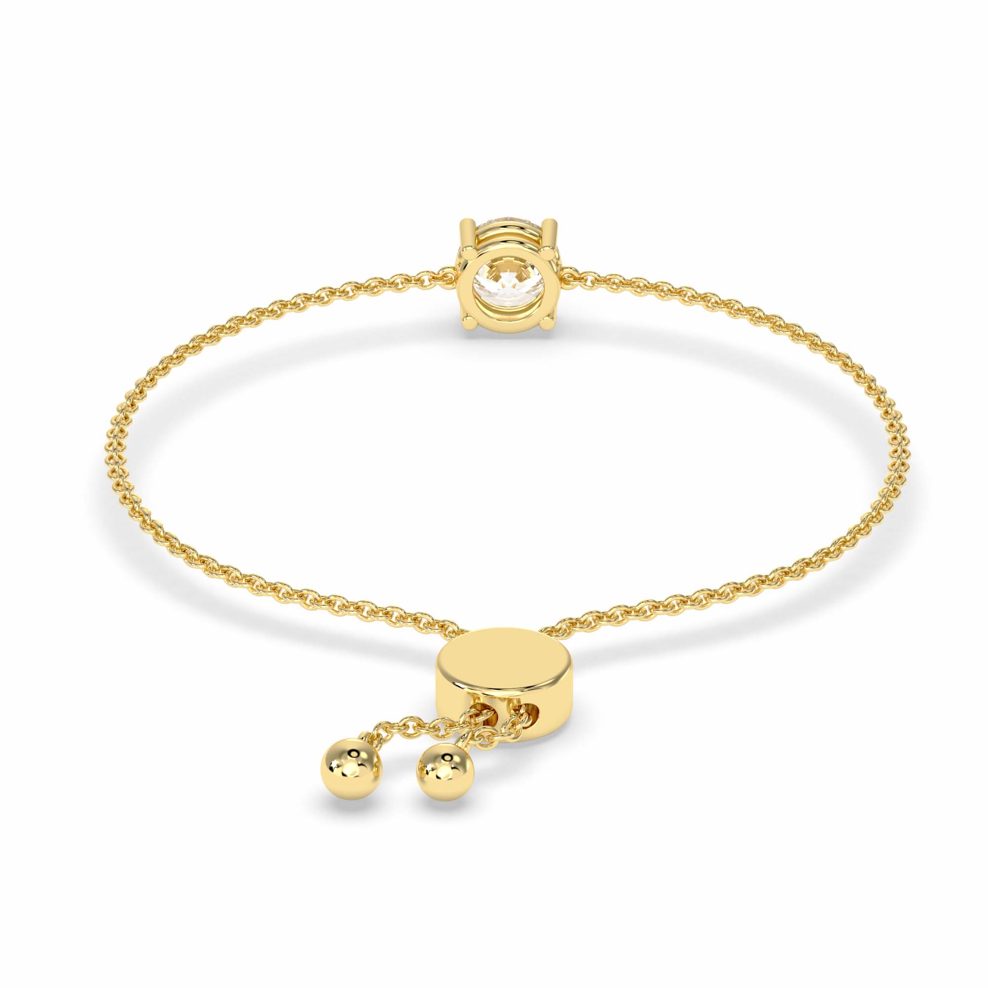 14kt Yellow Gold Paula Round Fashion Bracelet (3/4 Ct. Tw.) side right image one