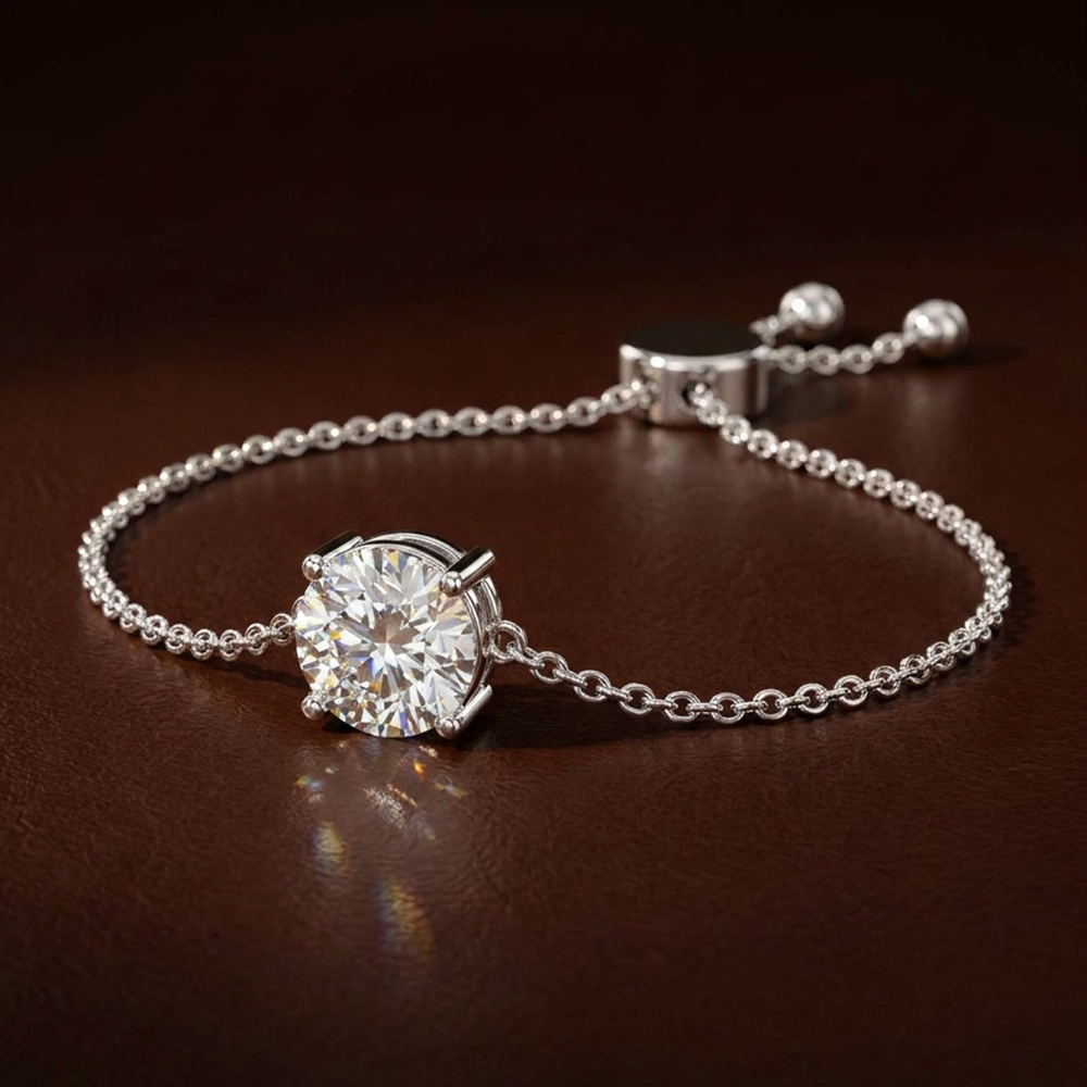 14kt Yellow Gold Paula Round Fashion Bracelet (3/4 Ct. Tw.) color product image two
