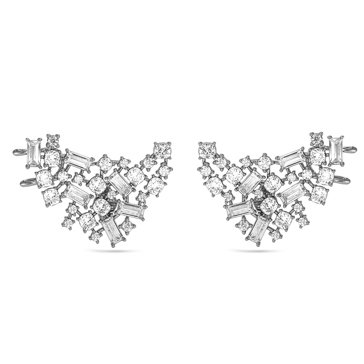 The Cluster Earrings front view